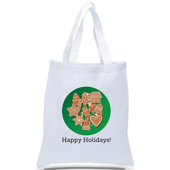 Gingerbread Cookies - Holiday Themed Canvas Tote Gingerbread Cookies - Holiday Themed Canvas Tote