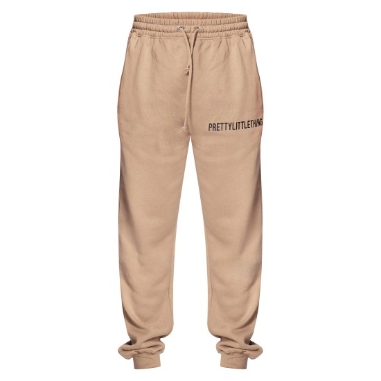 PRETTYLITTLETHING Mocha Cuffed High Waisted Sweatpants PRETTYLITTLETHING Mocha Cuffed High Waisted Sweatpants