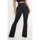 Shape Black Ribbed Flared Pants Shape Black Ribbed Flared Pants