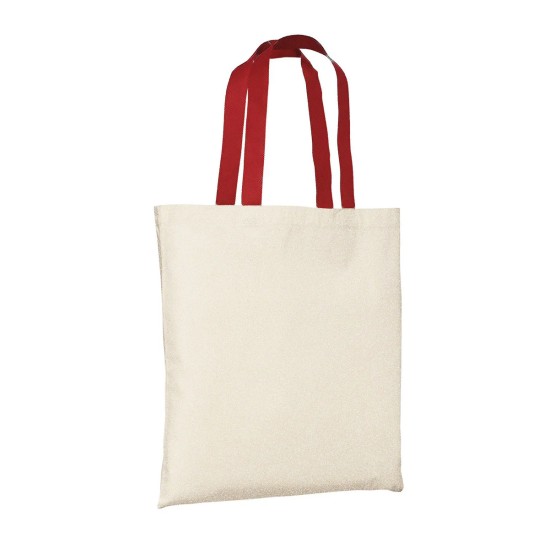 Clearance Wholesale Budget Tote with Colored Handles (NOT CANVAS) Clearance Wholesale Budget Tote with Colored Handles (NOT CANVAS)