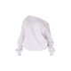 Shape Grey Marl Sweat Raw Edge Slouch Sweatshirt Shape Grey Marl Sweat Raw Edge Slouch Sweatshirt