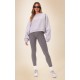 Grey Marl Oversized Boxy Sweatshirt Grey Marl Oversized Boxy Sweatshirt