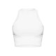 White Slinky Racer Crop Top White Slinky Racer Crop Top