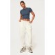 Midnight Blue Sculpt Longline Short Sleeve Gym Top Midnight Blue Sculpt Longline Short Sleeve Gym Top