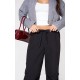 Black Thin Waistband Drawstring Detail Track Pants Black Thin Waistband Drawstring Detail Track Pants