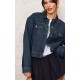 Raw Indigo Wash Oversized Fit Denim Jacket Raw Indigo Wash Oversized Fit Denim Jacket