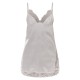 White Satin Lace Split Detail Slip Dress White Satin Lace Split Detail Slip Dress