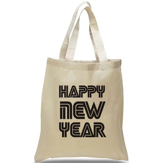 Happy New Year Canvas Tote Happy New Year Canvas Tote
