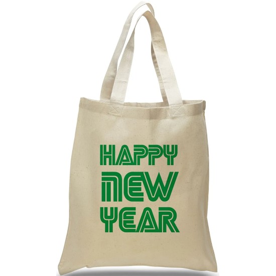 Happy New Year Canvas Tote Happy New Year Canvas Tote