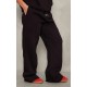 PRETTYLITTLETHING Black Badge Detail Mid Rise Wide Leg Sweatpants PRETTYLITTLETHING Black Badge Detail Mid Rise Wide Leg Sweatpants