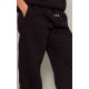 PRETTYLITTLETHING Black Badge Detail Mid Rise Wide Leg Sweatpants PRETTYLITTLETHING Black Badge Detail Mid Rise Wide Leg Sweatpants