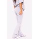 PRETTYLITTLETHING Ash Grey Print Flared Pant PRETTYLITTLETHING Ash Grey Print Flared Pant