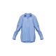 Blue Striped Oversized Shirt Blue Striped Oversized Shirt