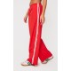 Bright Red Shell Side Stripe Detail Wide Leg Pants Bright Red Shell Side Stripe Detail Wide Leg Pants