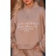 PRETTYLITTLETHING Mocha Logo Embroidered Half Zip Sweatshirt PRETTYLITTLETHING Mocha Logo Embroidered Half Zip Sweatshirt