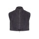 Washed Charcoal Twill Zip Up Top Washed Charcoal Twill Zip Up Top