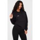 PRETTYLITTLETHING Logo Black Badge Detail Oversized Fit Hoodie PRETTYLITTLETHING Logo Black Badge Detail Oversized Fit Hoodie