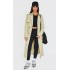 Petite Olive Oversized Trench Coat