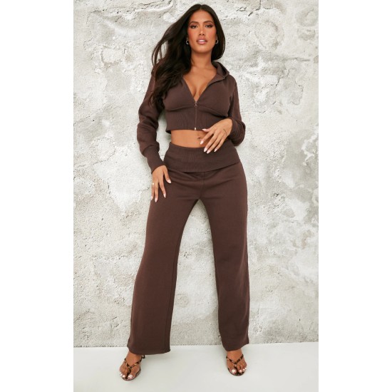 Shape Chocolate Fitted Cropped Hoodie Shape Chocolate Fitted Cropped Hoodie