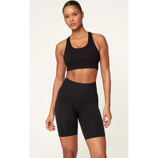 Black Sculpt Double Layer Padded Sports Bra Black Sculpt Double Layer Padded Sports Bra