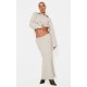 Taupe Knitted Zip Up Sweater And Maxi Skirt Set Taupe Knitted Zip Up Sweater And Maxi Skirt Set