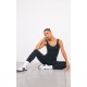 Black Sculpt Longline Padded Sports Vest Black Sculpt Longline Padded Sports Vest