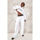 Tall White Double Waistband Wide Leg Sweatpant Tall White Double Waistband Wide Leg Sweatpant