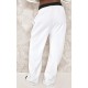 Tall White Double Waistband Wide Leg Sweatpant Tall White Double Waistband Wide Leg Sweatpant