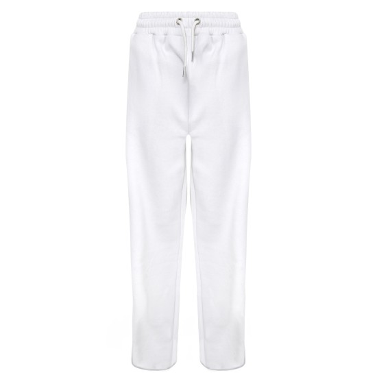Tall White Double Waistband Wide Leg Sweatpant Tall White Double Waistband Wide Leg Sweatpant