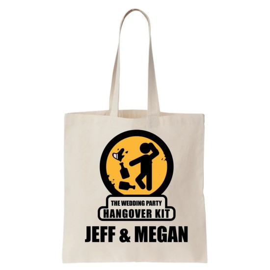 The Hangover Kit Canvas Wedding Tote Bag The Hangover Kit Canvas Wedding Tote Bag