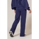 PRETTYLITTLETHING Navy Wide Leg Embroidered Sweatpants PRETTYLITTLETHING Navy Wide Leg Embroidered Sweatpants