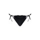 Black Frill Edge Ruched Back Bikini Bottoms Black Frill Edge Ruched Back Bikini Bottoms