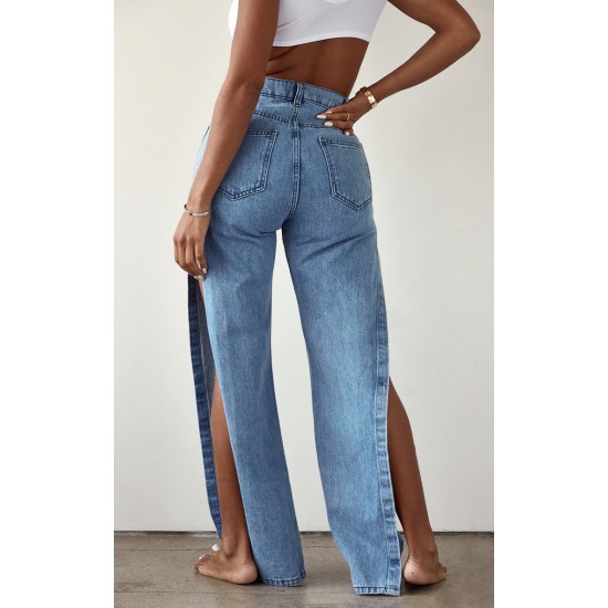 Shape Vintage Wash Extreme Split Detail Jeans Shape Vintage Wash Extreme Split Detail Jeans