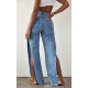 Shape Vintage Wash Extreme Split Detail Jeans Shape Vintage Wash Extreme Split Detail Jeans
