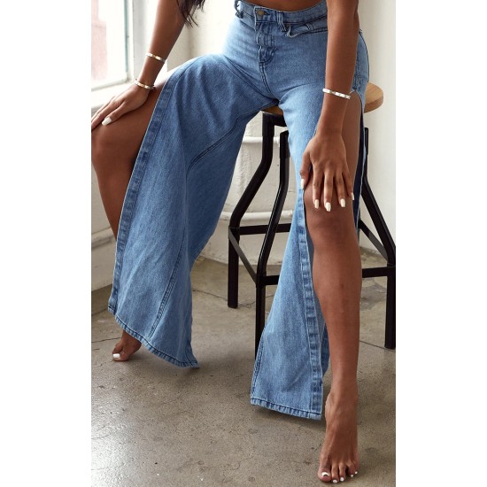 Shape Vintage Wash Extreme Split Detail Jeans Shape Vintage Wash Extreme Split Detail Jeans