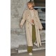 Beige Belted Double Breasted Trench Coat Beige Belted Double Breasted Trench Coat
