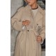Beige Belted Double Breasted Trench Coat Beige Belted Double Breasted Trench Coat