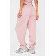 PRETTYLITTLETHING Light Pink High Waist Cuffed Sweatpants PRETTYLITTLETHING Light Pink High Waist Cuffed Sweatpants