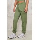 Khaki High Waisted Cuffed Sweatpants Khaki High Waisted Cuffed Sweatpants