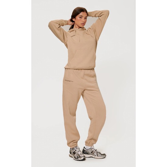 PRETTYLITTLETHING Logo Sand Est 2012 Cuffed Sweatpants PRETTYLITTLETHING Logo Sand Est 2012 Cuffed Sweatpants