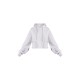 Ash Grey Oversized Cropped Sweat Hoodie Ash Grey Oversized Cropped Sweat Hoodie