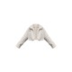 Cream Buckle Collar Borg Aviator Jacket Cream Buckle Collar Borg Aviator Jacket
