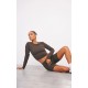 Espresso Sculpt Long Sleeve Crop Gym Top Espresso Sculpt Long Sleeve Crop Gym Top