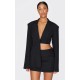 Tall Black Tailored A-line Mini Skirt Tall Black Tailored A-line Mini Skirt